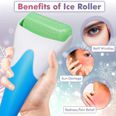 Facial Beauty Ice Roller-Face Lift Massager Anti-Wrinkles Skin Lifting Pain Relief Skin Care Tool