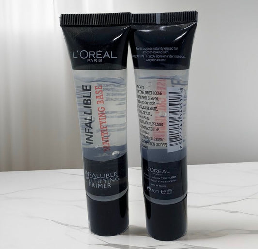 LOREAL PARIS INFALLIBLE MATTIFYING BASE PRIMER Original Out Class Quality High Coverage