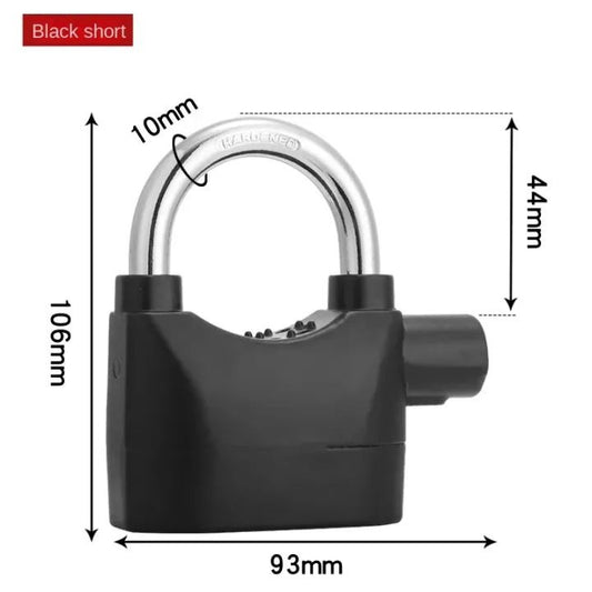 Universal Security Alarm Lock System Waterproof Black Anti Theft Siren 110Dba Alarm for motorcycle